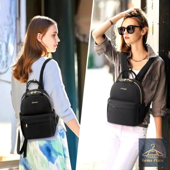 Mini Nylon Backpack Purse Lightweight Daypack Travel Work Commute